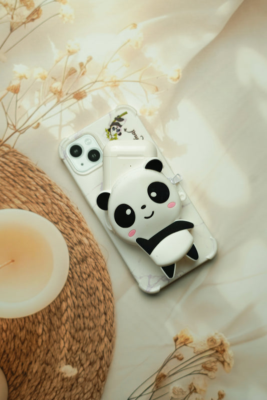 Panda Zipper Wallet Case