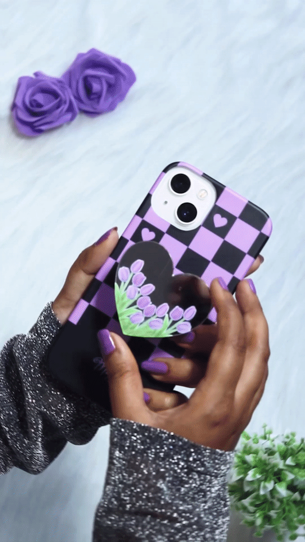 Reflective Mirror Gripper Phone Case