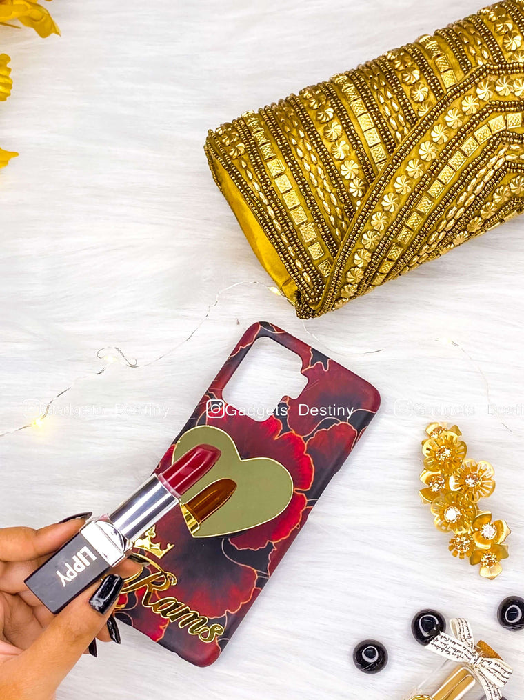 Floral case with mirror popsocket / 4D case