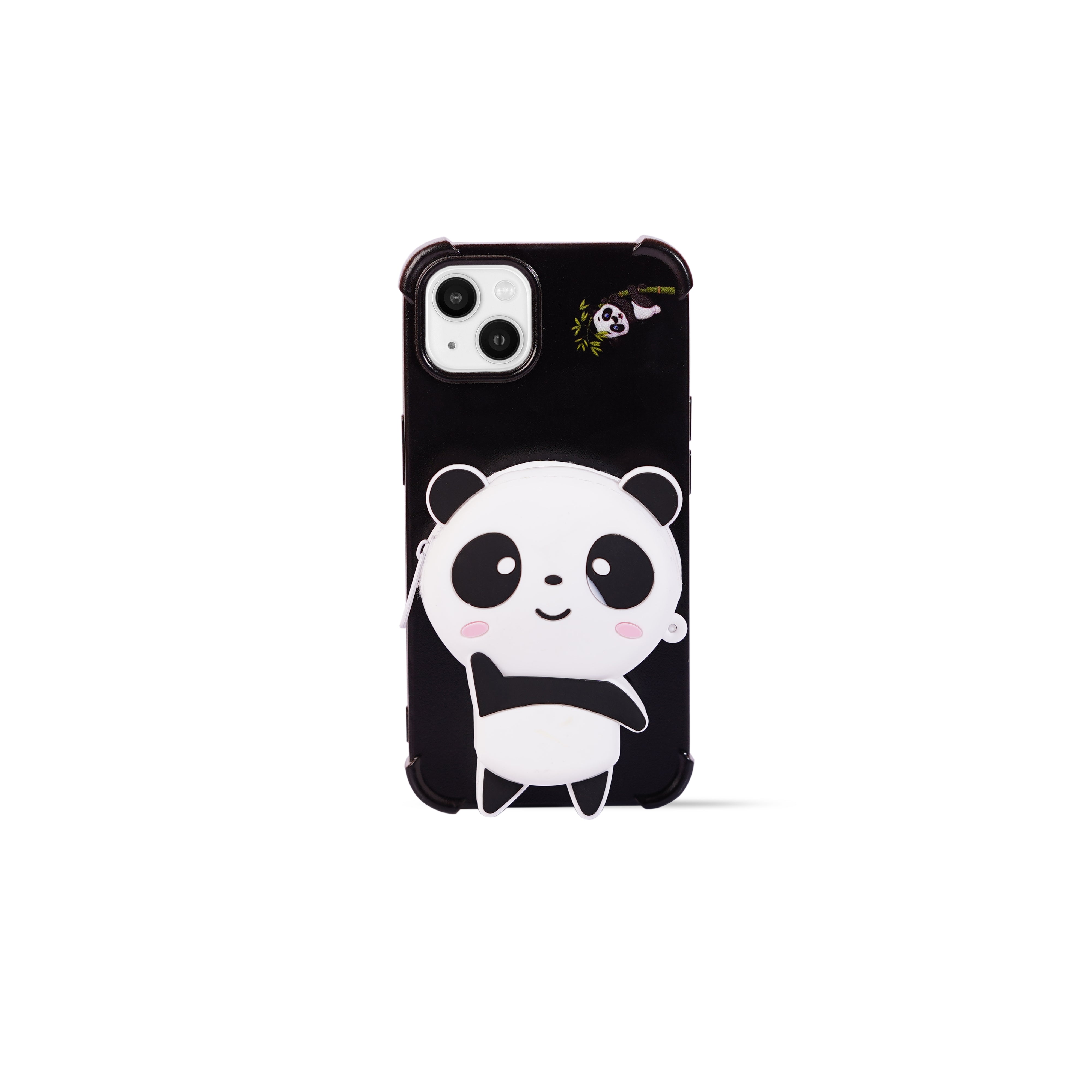 Panda Zipper Wallet Case