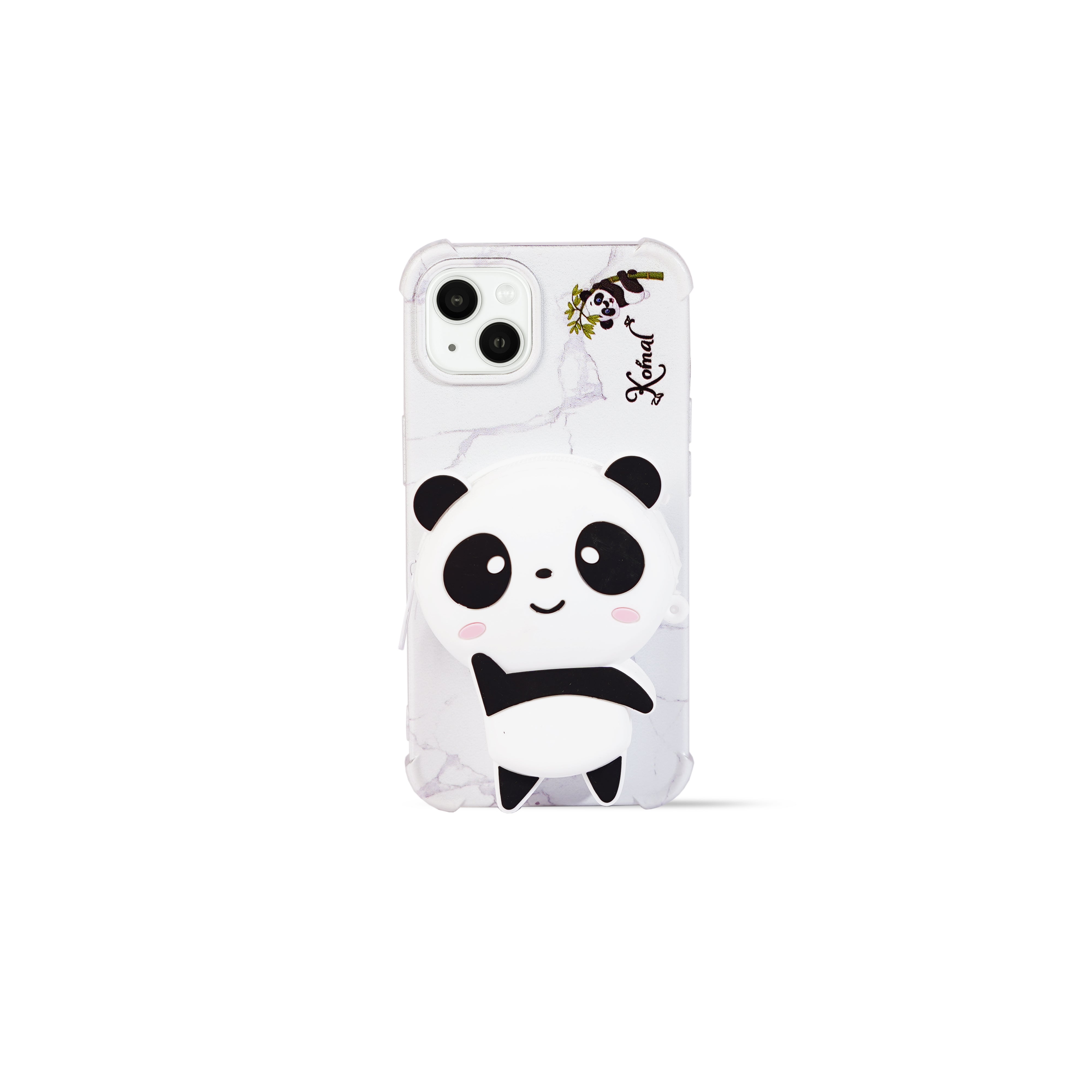 Panda Zipper Wallet Case