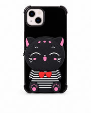 Pink Kitty-Zipper Wallet case