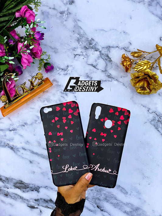Falling Hearts Love Couple Cases