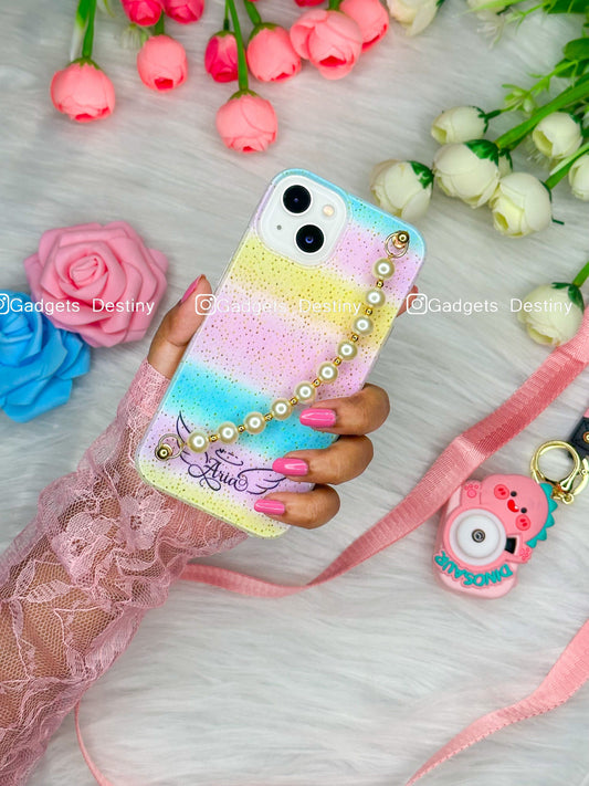 Pastel Multicolor Pearl Bracelet Phone Case