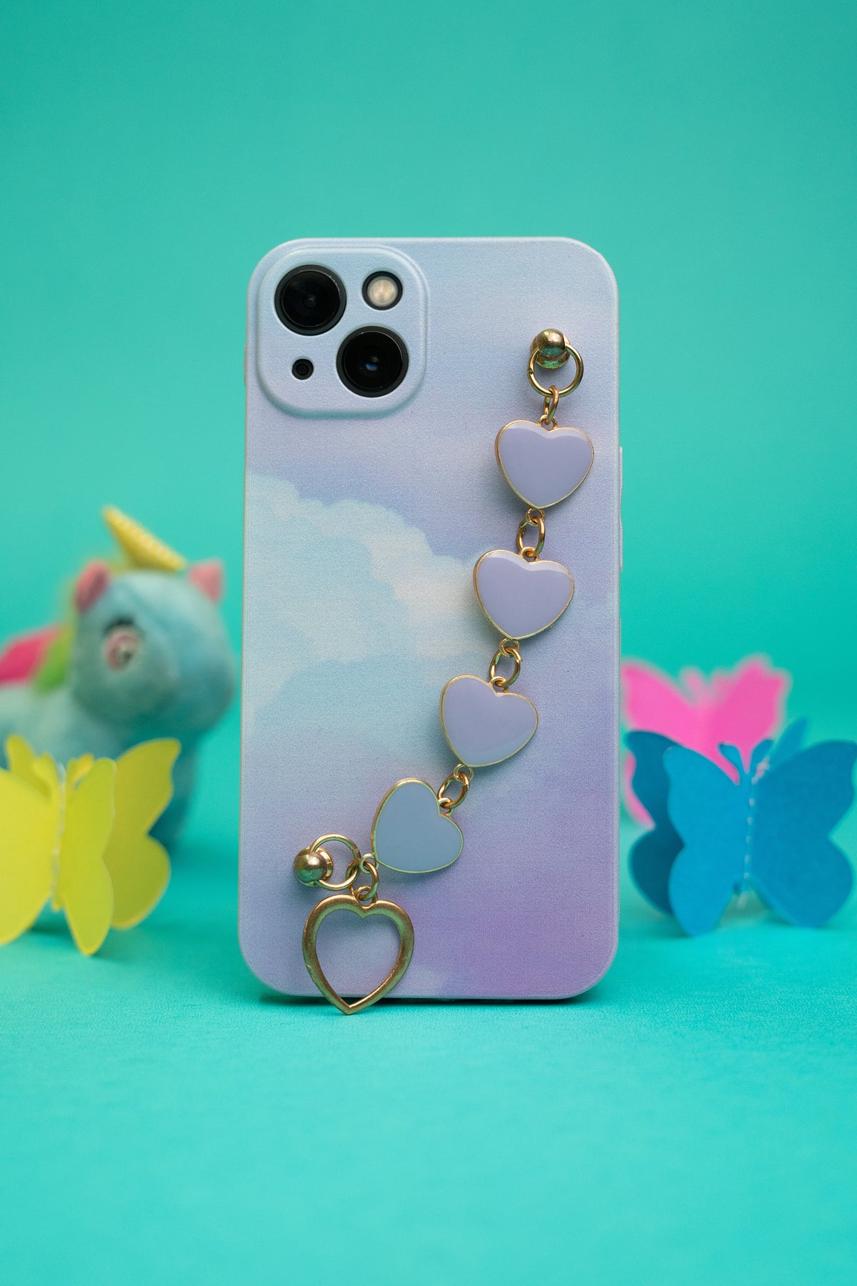 Purple Heart Bracelet Phone Case
