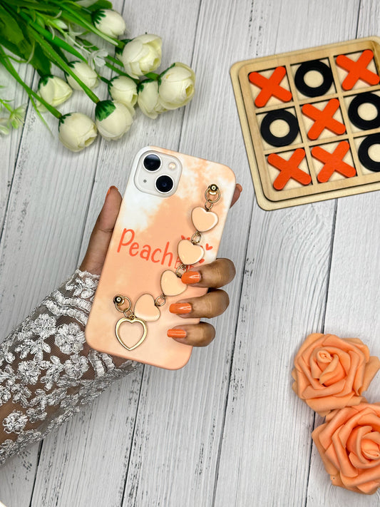 Peach Baby Heart Bracelet Phone Case