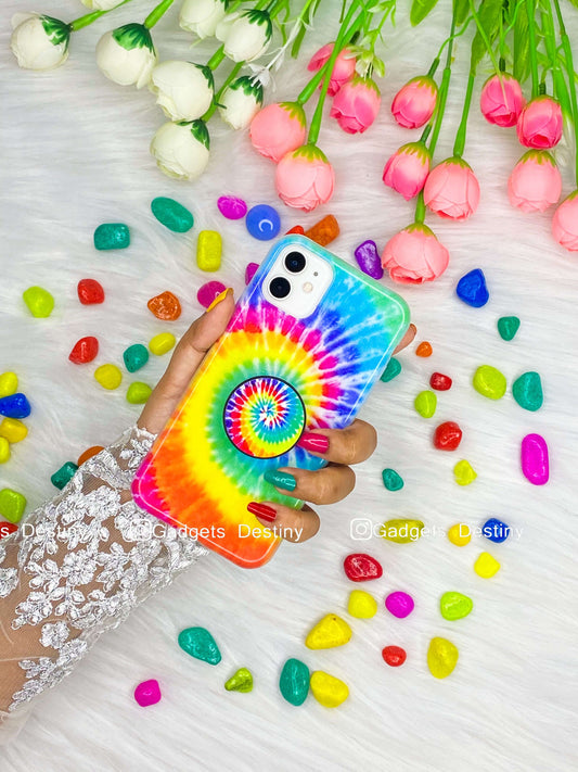 Vibrant Pattern Gripper Phone Case