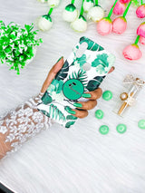 Leaf Green Floral Gripper Phone Case