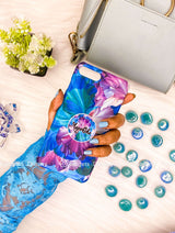 Blazing floral case