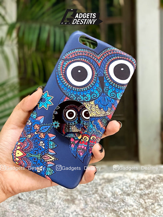 Tuneful mandala owl case