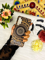 Black mandala case