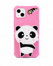 Panda Zipper Wallet Case