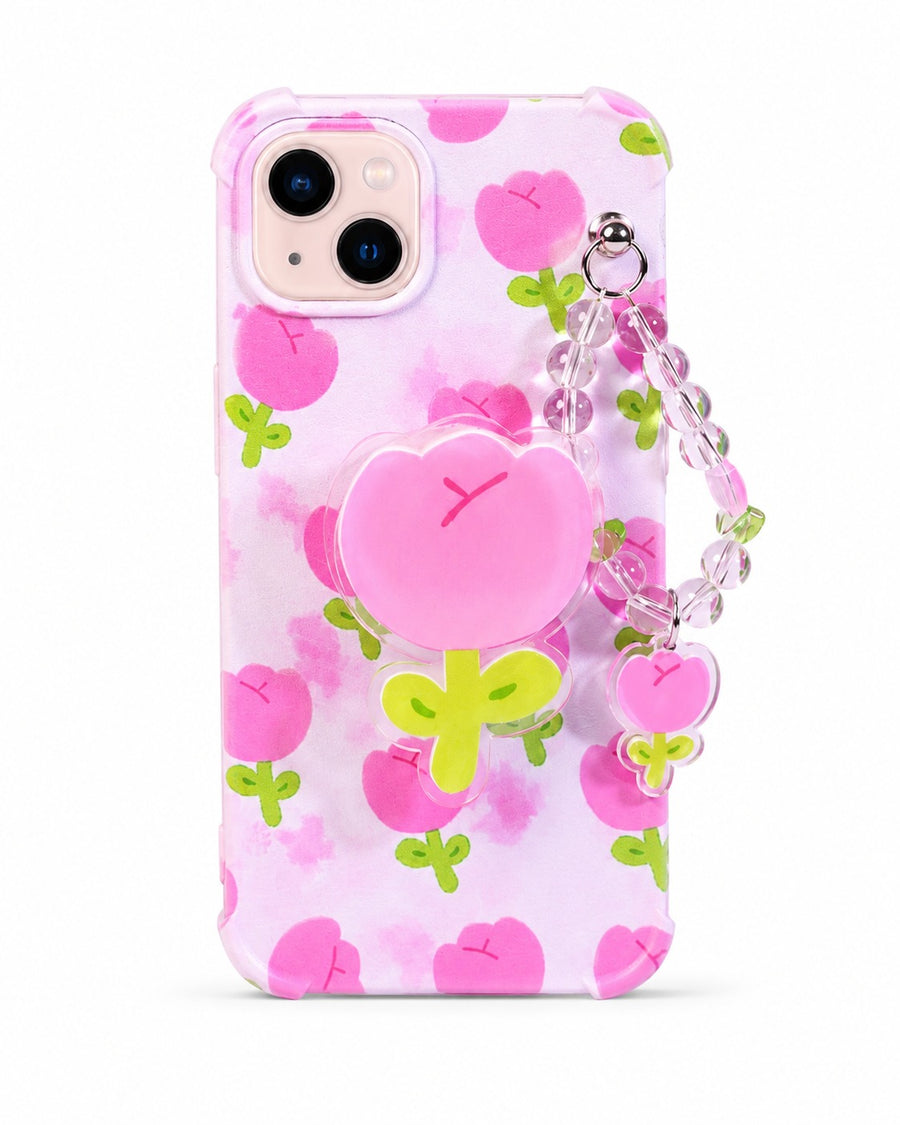 Tulip Floral Gripper Charm Phone Case