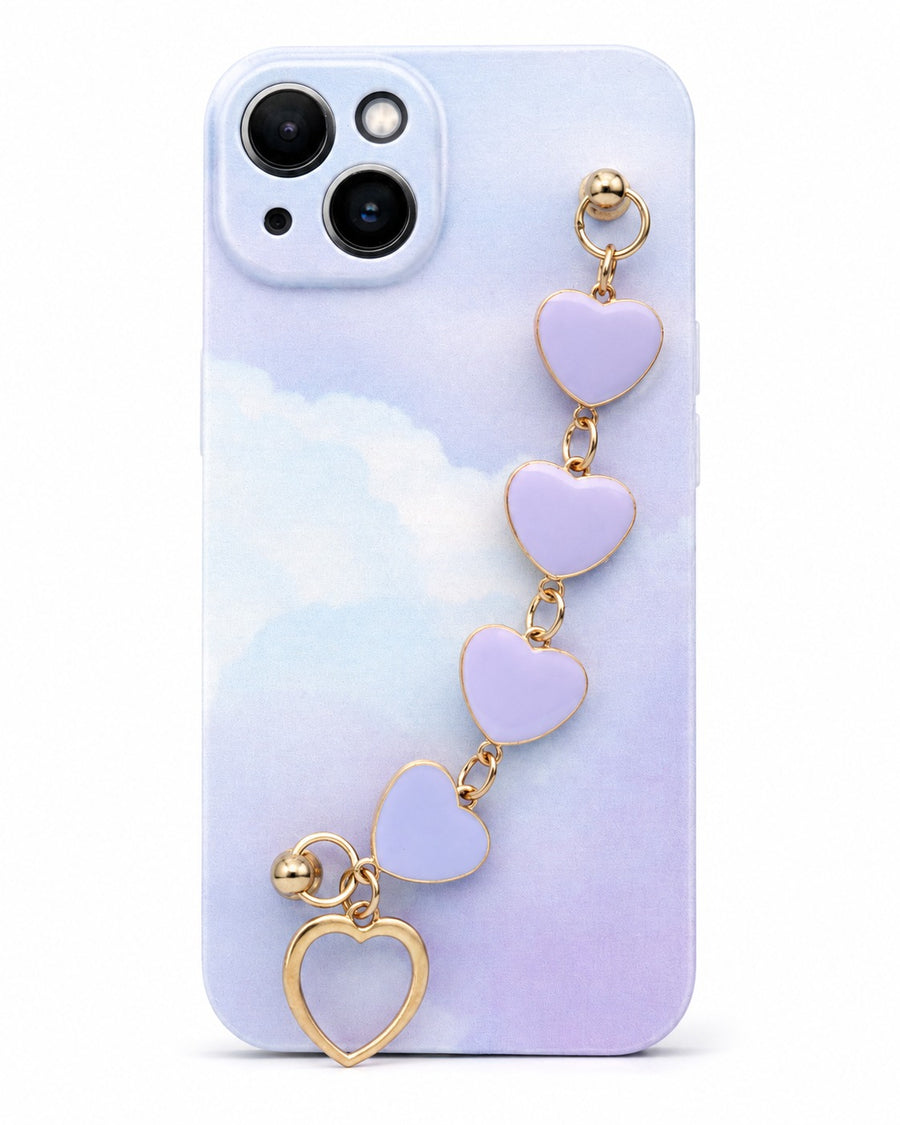 Purple Heart Bracelet Phone Case