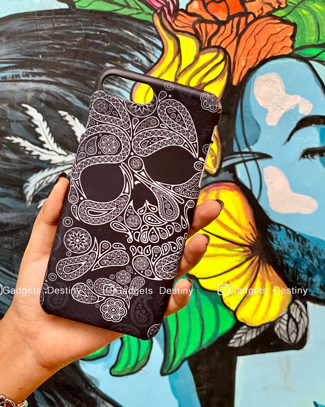 Monochrome Skull Designer Case