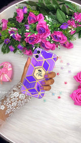 Purplish Marble Designer case