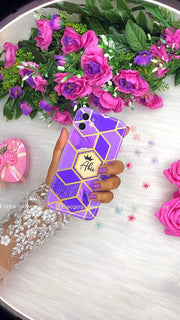 Purplish Marble Designer case