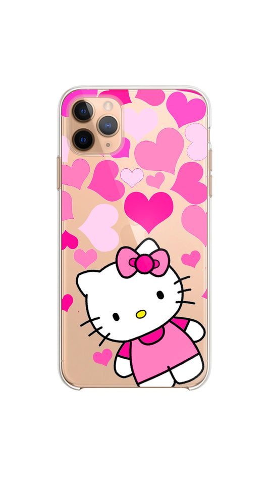 Transparent kitty case\Clear silicon phone case
