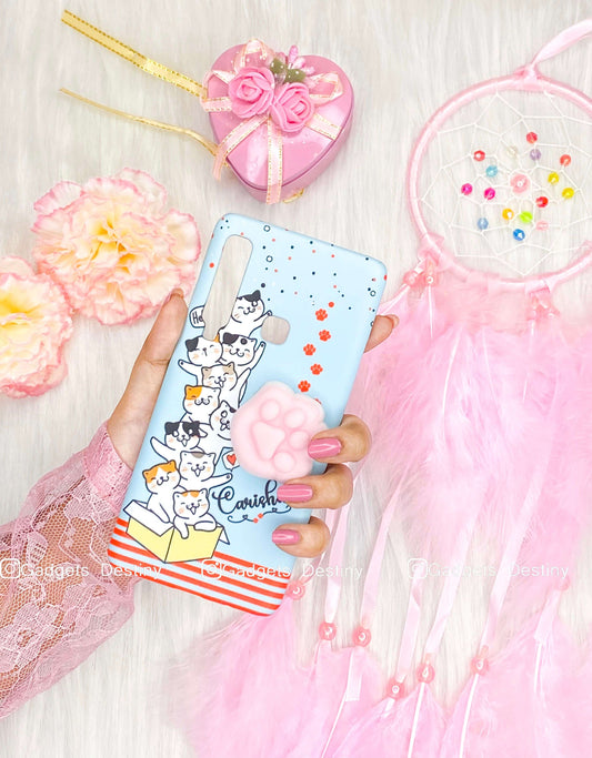 Paw Clowder cat case