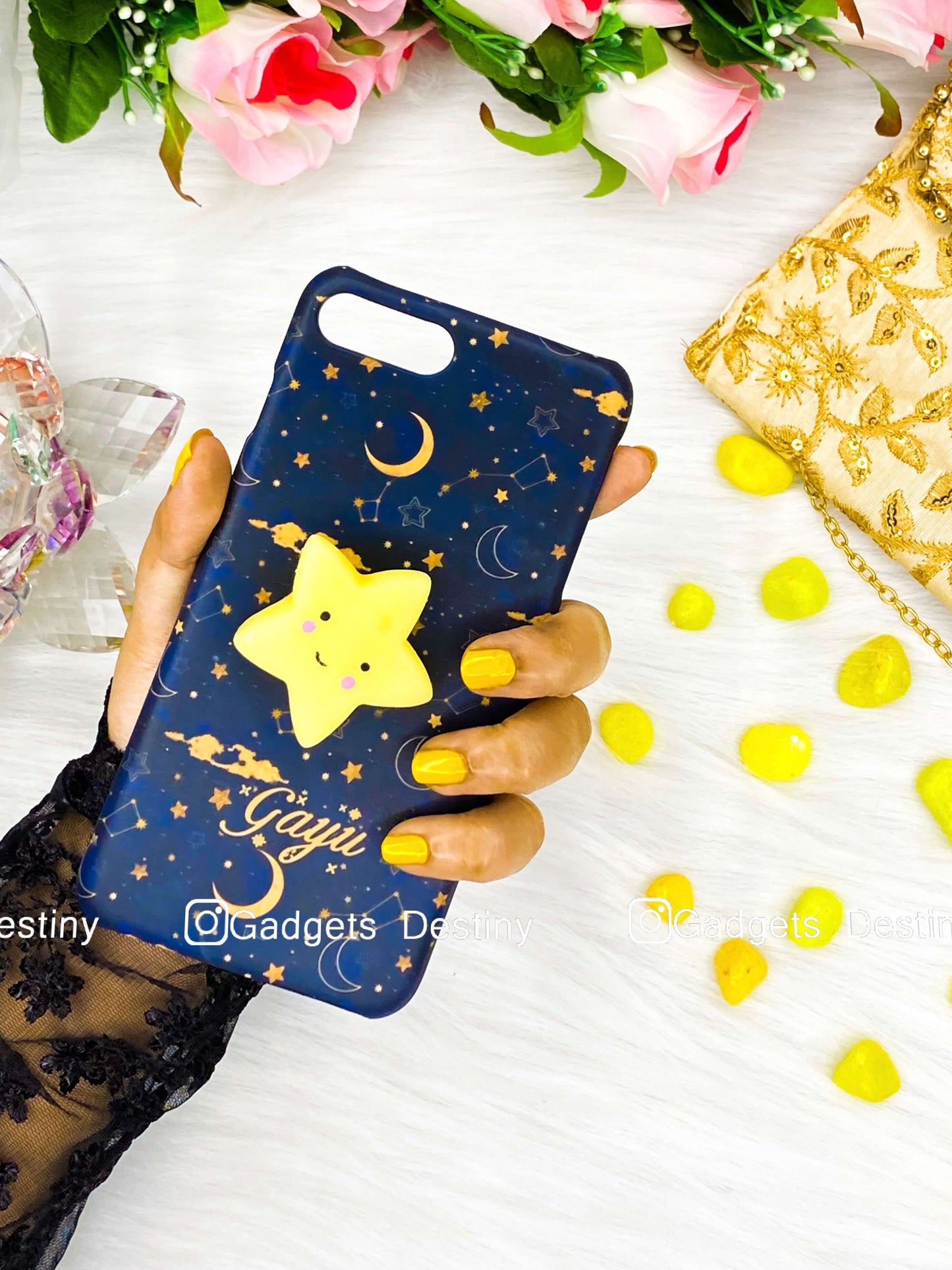 Space star squishy case