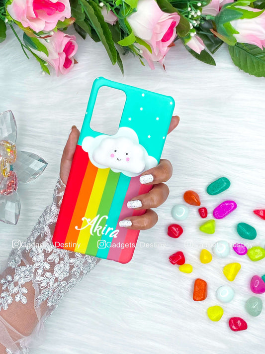 Rainbow cloud squishy case