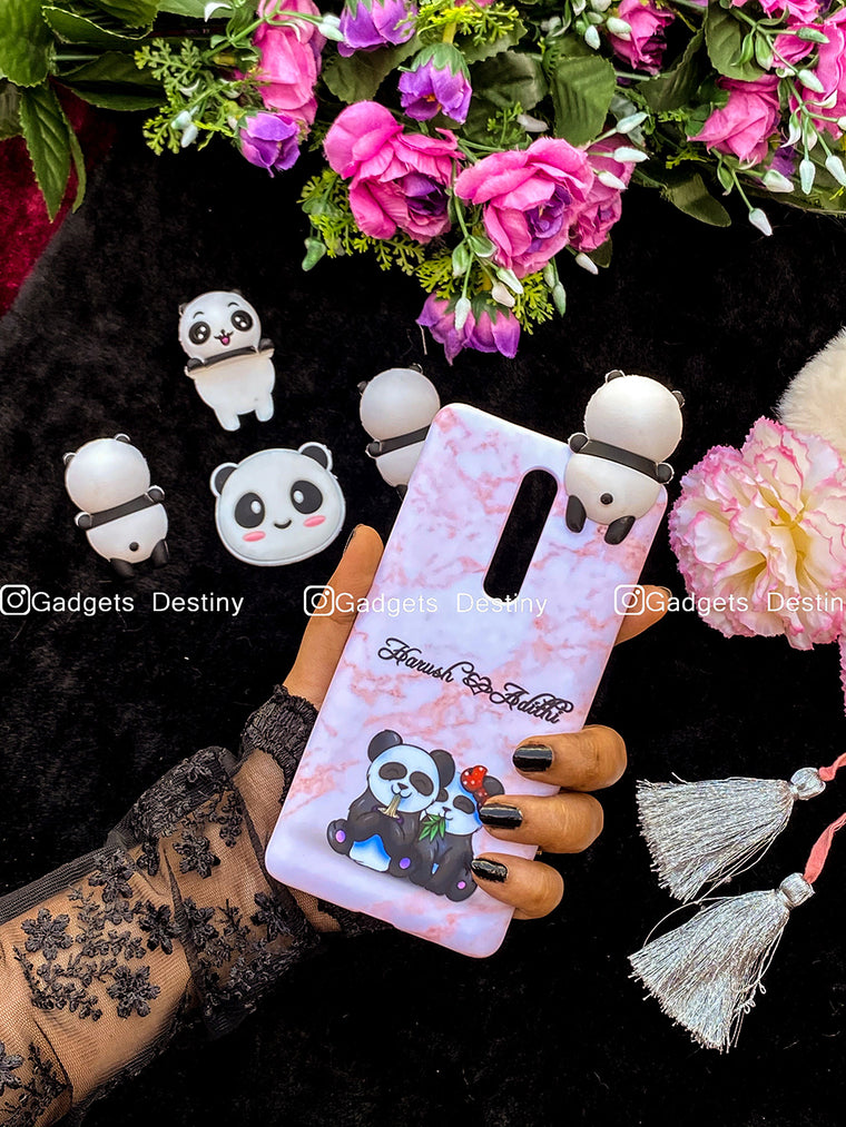 Foodie Panda Couple Name Case