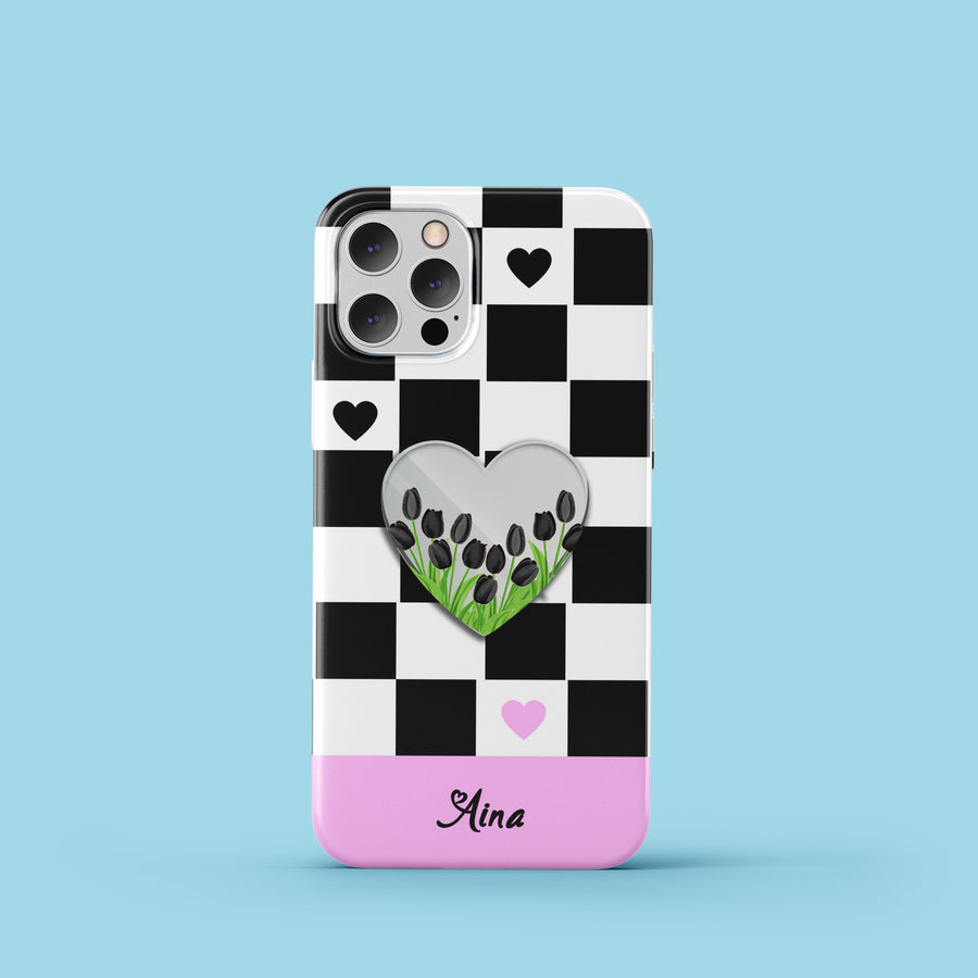 Reflective Mirror Gripper Phone Case