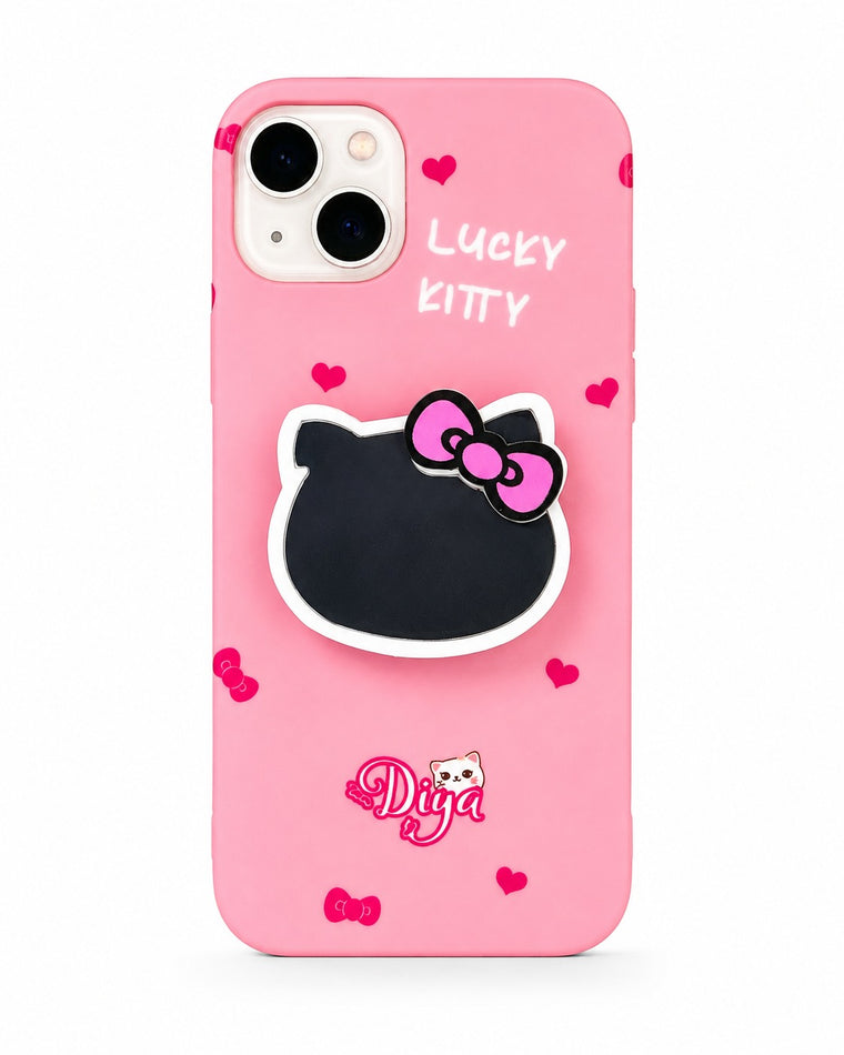 Kitty Mirror Gripper Phone Case